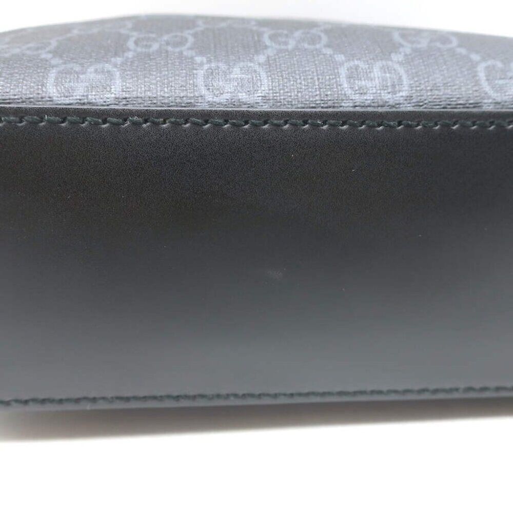 Gucci Small GG Supreme Crossbody Camera Bag Black Monogram Canvas & Leather - Picture 13 of 16